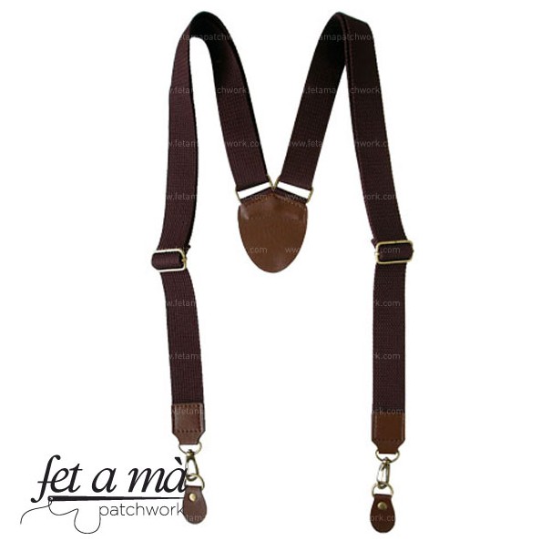 Asas para mochila marrón